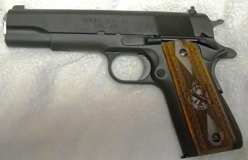 Springfield M1911A1 Milspec, left side